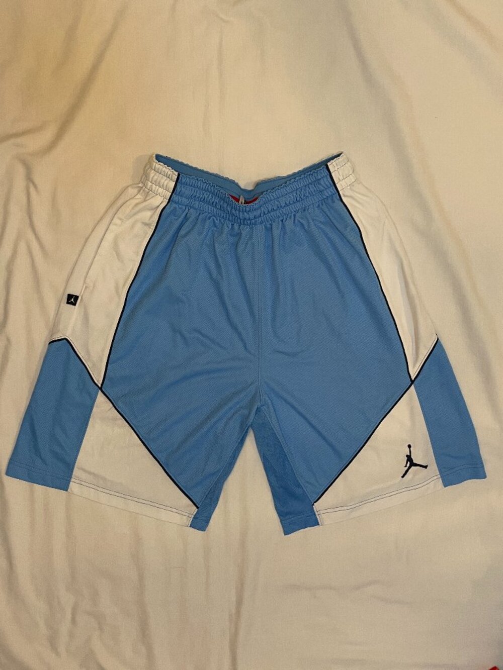 Jordan Basketball Shorts Mens XL North Carolina Blue 519683-412